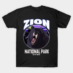 Zion National Park Utah Bear T-Shirt